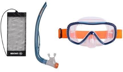 Beuchat Oceo Ms Set - Mask + Snorkel SPRING BLUE