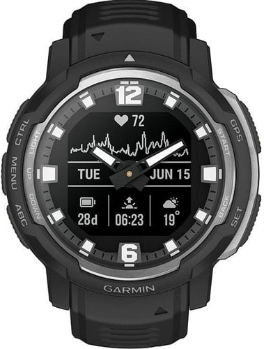 Garmin Instinct Crossover - Standard Edition, Zwart