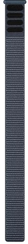 Garmin UltraFit 26mm nylon polsband, Granite blue