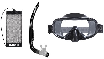 Beuchat Oceo Ms Set - Mask + Snorkel BLACK