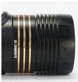 Sea & Sea Photo Video Light Kit Lx-1200Sw Flood & Spot Lighthead - Black