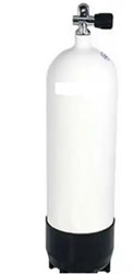 Stalen Duikfles 12 Liter Lang Enkel 232Bar