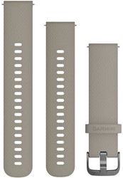 Garmin Bandjes met snelsluiting (20 mm), Sandstone met slate gesp