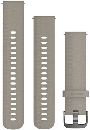 Garmin Bandjes met snelsluiting (20 mm), Sandstone met slate gesp