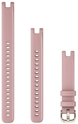 Garmin Lily banden (14 mm), Dust rose met cream gold gesp