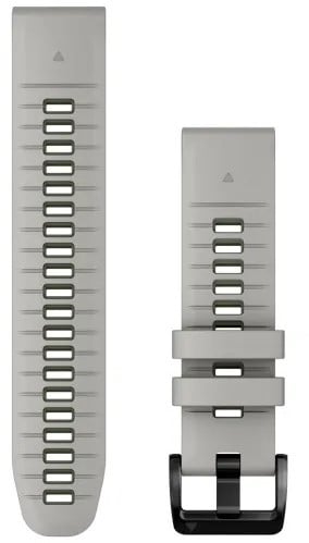 Garmin Quickfit watch-banden van 22mm, Fog Gray/Moss siliconen
