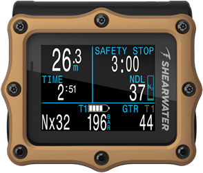 Shearwater Perdix 2 Gold Duikcomputer Journey Edition