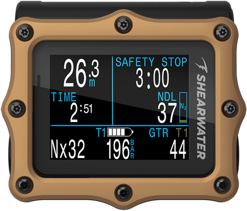 Shearwater Perdix 2 Gold Duikcomputer Journey Edition