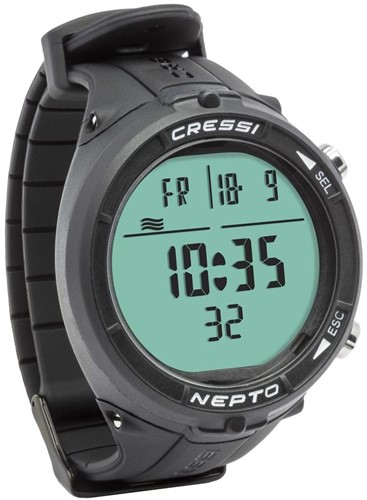 Cressi Nepto Watch/Diving Computer Black