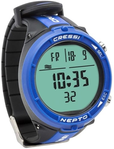 Cressi Nepto Watch/Diving Computer Blue