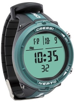 Cressi Nepto Watch/Diving Computer Green