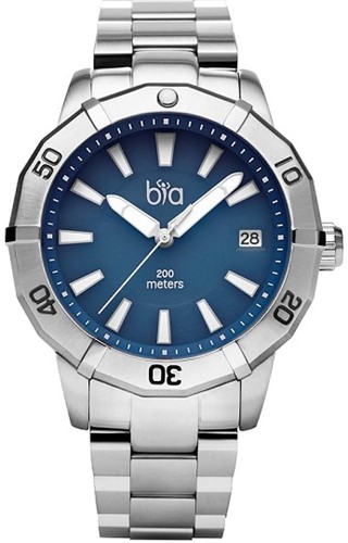 Bia - Rosie Dive Dark Blue Link Bracelet: Ss