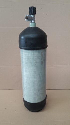 Fles Schietsport Carbon Met Kraan 6,8 Liter 300Bar