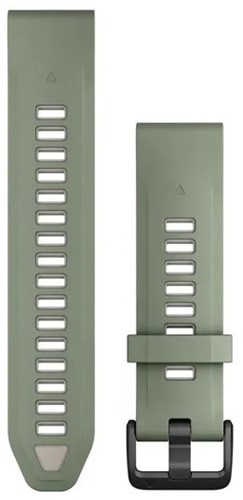 Garmin QuickFit 20mm Watch Bands, Willow/Fog Gray Silicone