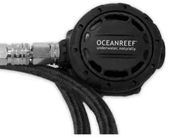 Ocean Reef Ocean Reef Traditional Primary 2Nd Stage Regulator W/ Black 32’’ Qd Hose & Male Qd