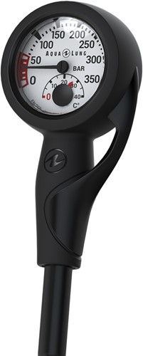 Aqualung Pressure Gauge 300 Bar Metal with Thermo