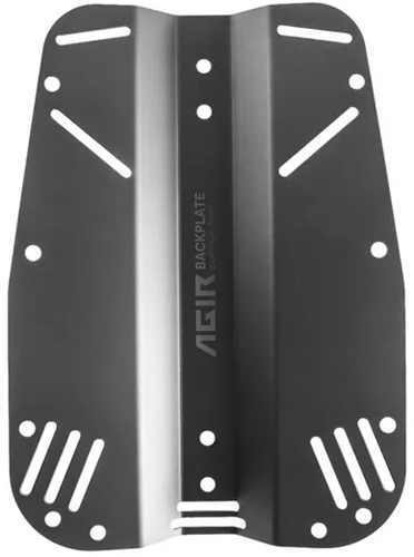 Agir standard aluminium backplate bare