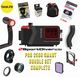 Sealife SportDiver ULTRA Pro 2500 Smart Bundle Set Complete