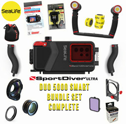 Sealife SportDiver ULTRA DUO 5000 Smart Bundle Set Complete