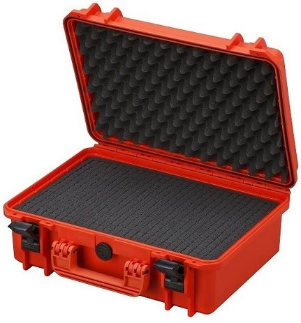 Max Case MAX 430 Orange cubed foams 426 x 290 x 159 mm