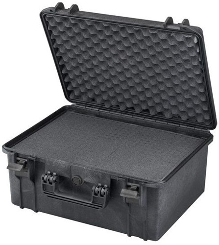 Max Case MAX 465 H 220 Black cubed foams 465 x 335 x 220 mm