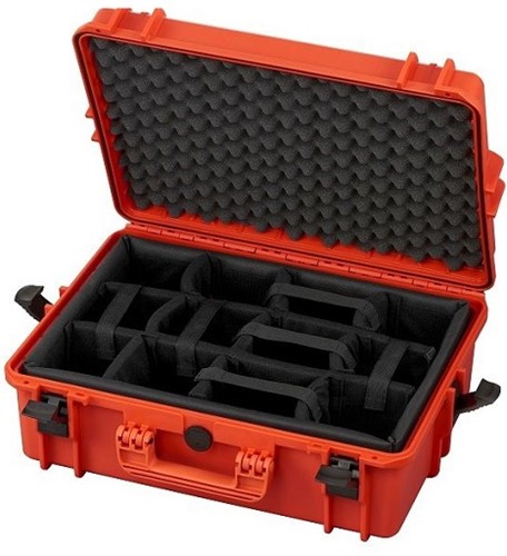 Max Case MAX 505 Orange padded dividers 500 x 350 x 195 mm