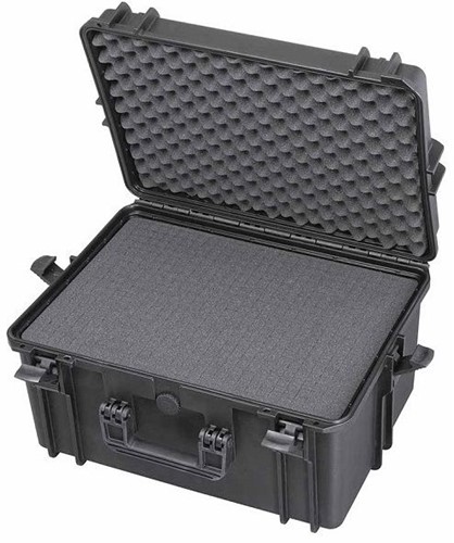 Max Case MAX 505 H 280 Black cubed foams 500 x 350 x 280 mm