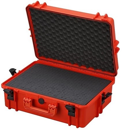 Max Case MAX 505 Orange cubed foams 500 x 350 x 195 mm