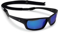 Cressi Bill Sunglasses W/Lace Black/Mirrored Lens Blue