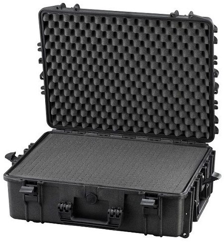 Max Case MAX 540 H 190 Black cubed foams 538 x 405 x 190 mm