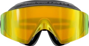 Aquasphere Defy Ultra Yellow Titanium Mirrored Lens Black Zwembril