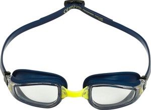 Aquasphere Fastlane Clear Lens Navy Blue/Bright Yellow Zwembril ASEP2990471LC