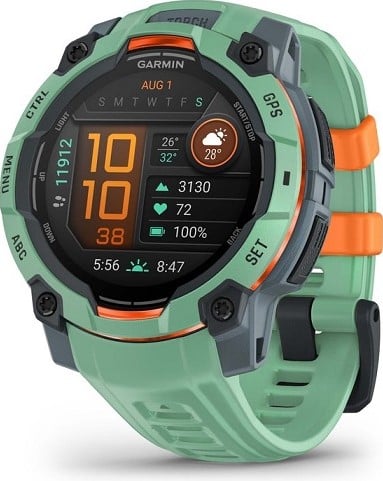 Garmin Instinct 3 – 45 mm, AMOLED, Neotropic met neotropic band