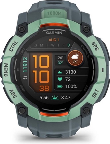 Garmin Instinct 3 – 50 mm, AMOLED, Neotropic met twilight band