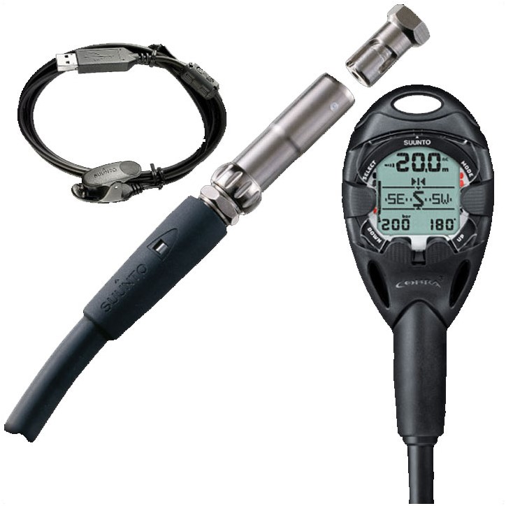 Suunto Cobra3 QR USB duikcomputer bij sublub