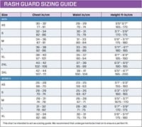 Scubapro_UPF_Colection_maattabel