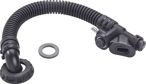 OMS Completed airway: elbow, corrugated hose 16, inflator and gasket