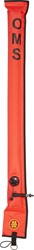 OMS Diver Alert Marker (1 Meter) No-Lock Inflator Nippel Met Onluchtingsventiel (3kg Liftvermogen)