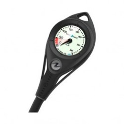 Aqualung Manometer 300Bar Metaal Met Lange Slang