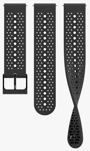 Suunto Ocean 22Mm Athletic 1 - Silicone Strap - All Back - S+M