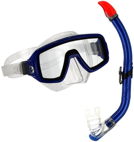 Aqualung Ventura Midi + Snorkel Heliox P/V blauw