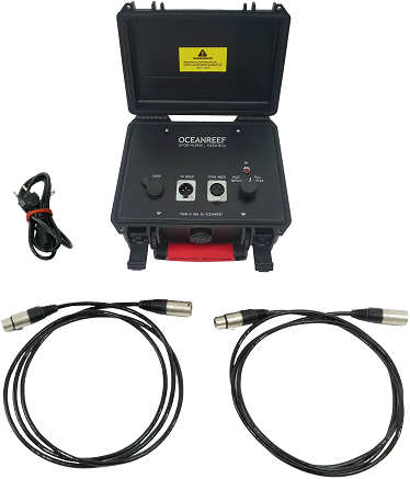 Ocean Reef Aquarist Surface Unit W/ Power Supply & 2X Cannon Xlr Cables (2M/6.5 Ft)