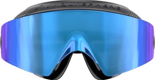 Aquasphere Defy Ultra Indigo Blue Titanium Mirrored Lens Black Zwembril