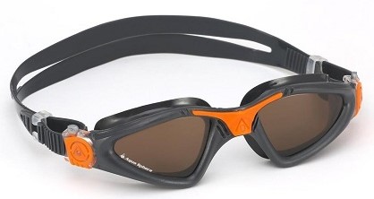 Aquasphere Kayenne Brown Polarized Lens Grey/Orange Zwembril