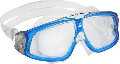 Aquasphere Seal 2.0 Clear Lens Light Blue/White Zwembril