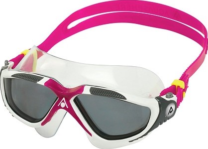 Aquasphere Vista Dark Lens White/Raspberry Zwembril