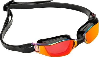 Aquasphere Xceed Red Titanium Mirrored Lens Black Zwembril