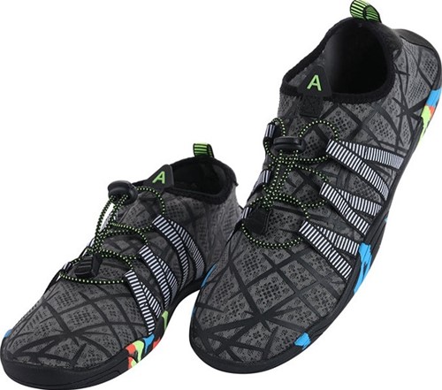 Atlantis Happy Feet Lace Black/Green Waterschoen-3