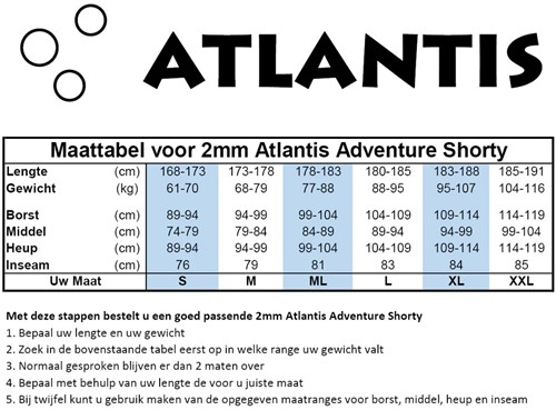 Atlatis_maattabel_heren_adventure_duikpakken