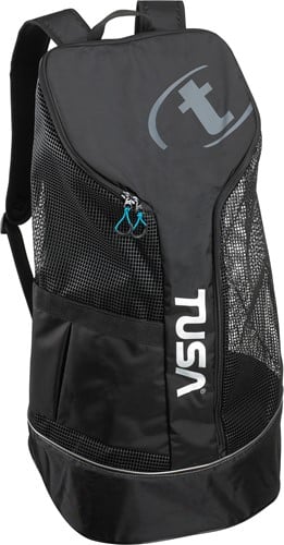 Tusa BA0103 Mesh Backpack Duiktas Zwart